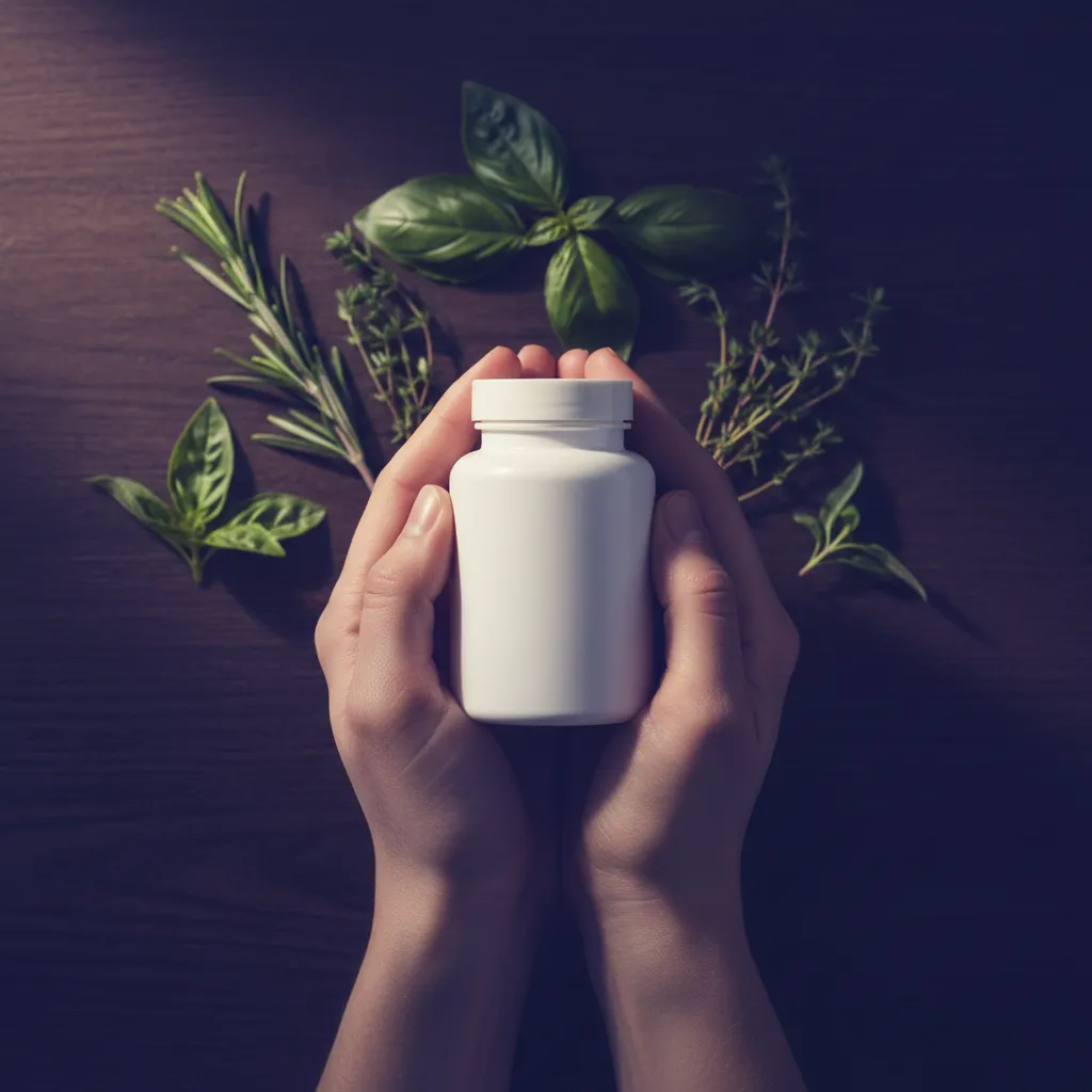 Hænder der holder et Osanix kosttilskud produkt - Baymont Nutrition